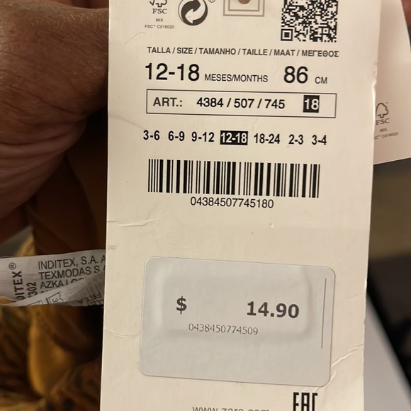 Toddlers Girl’s Zara mixed Lot size 12 months to 2 to 3 years. - Picture 12 of 12